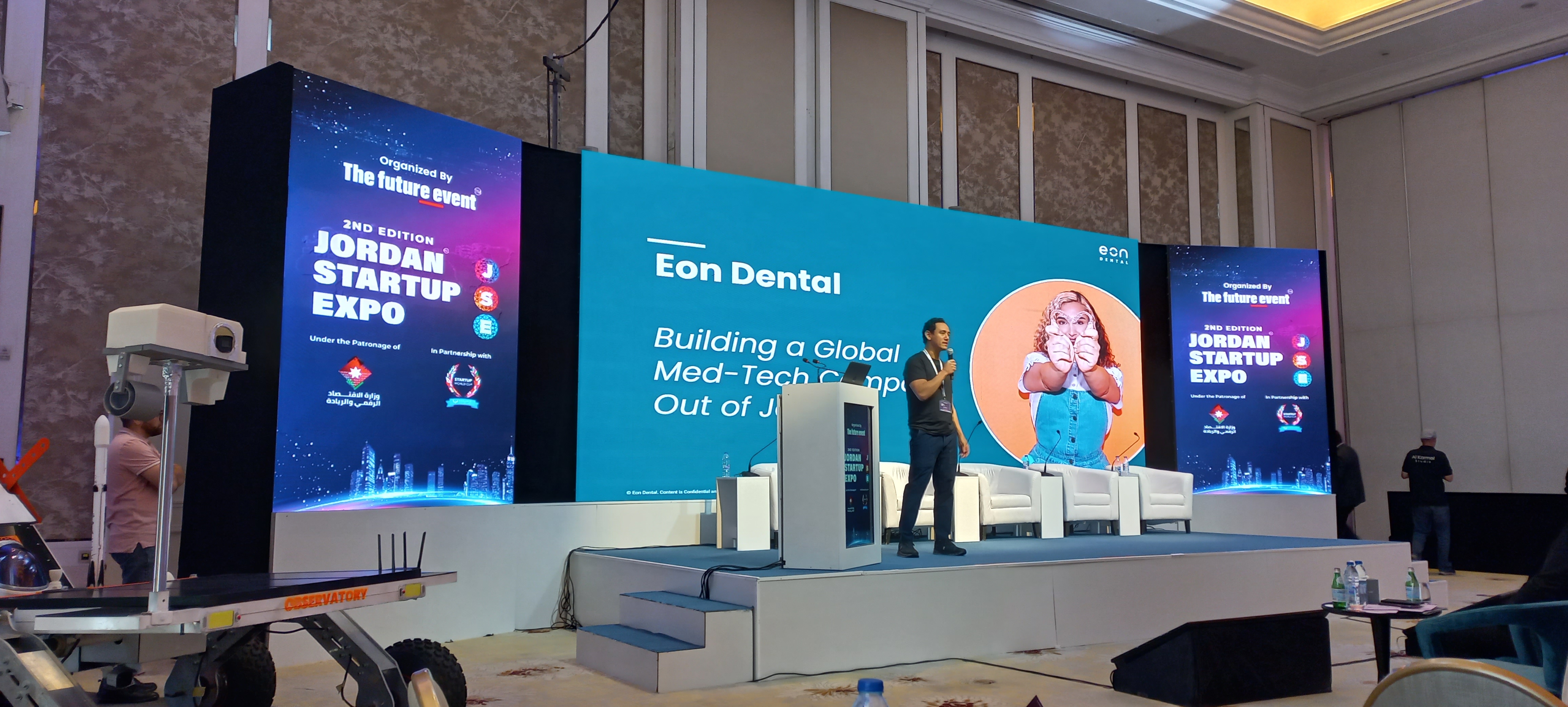 شركة Eon Dental تشارك في معرض Jordan Startup Expo 2023 وتعرض أحدث تقنياتها في رعاية الأسنان