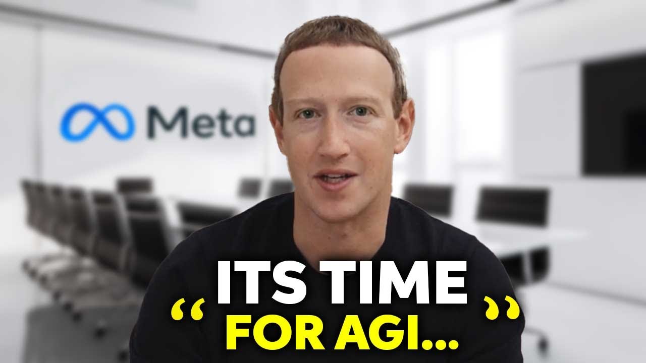 🚨 ميتا Meta  تطور الذكاء العام الاصطناعي (#AGI) لتقدمه مجانا للعالم